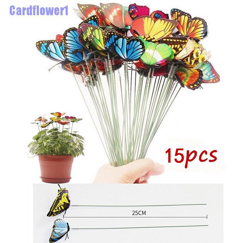 Bộ 15 Bươm Bướm Nhân Tạo Dùng Trang Trí