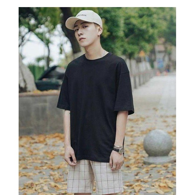 áo thun tay lỡ nam &amp; nữ FOME RỘNG chất thun xịn 4T14