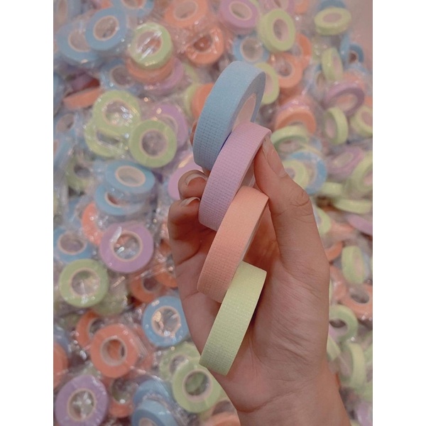 Băng dính lụa màu pastel