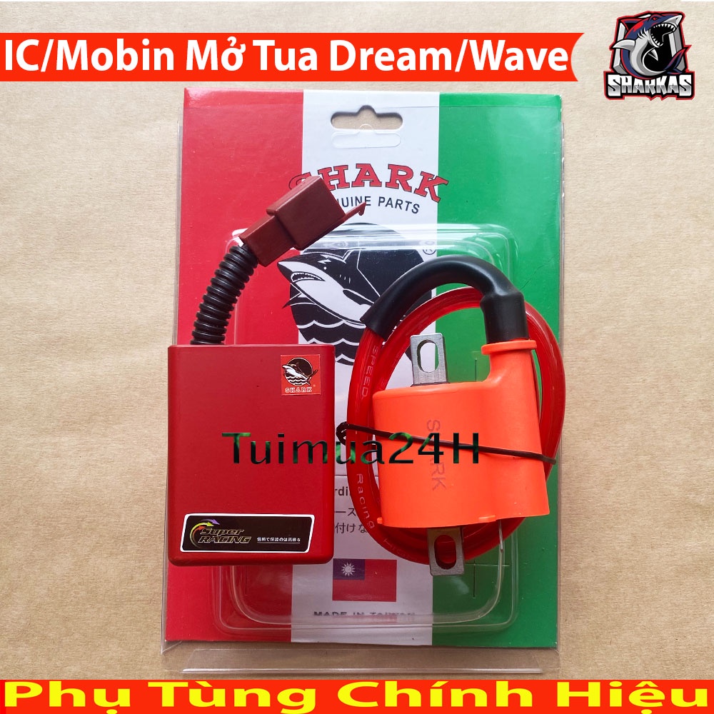 Mobin Sườn và IC Độ mở tua SHARK Dream, Wave 100, Sirius 50cc, Galaxy 50cc