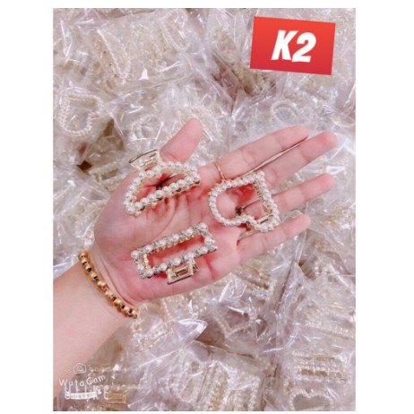 kẹp tóc đính đá hàn quốc siêu xinh