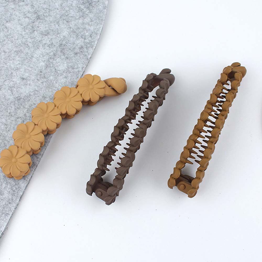 Kẹp tóc hình quả chuối bằng acrylic phong cách Hàn Quốc cổ điển ngọt ngào thời trang cho nữ