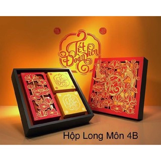 Hộp trung thu 4 bánh
