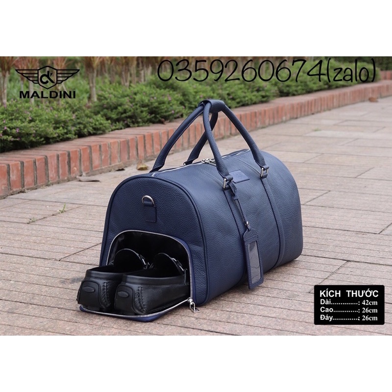 Túi Đựng Đồ Golf Da Bò Thật- Chuẩn Chính Hãng Maldini