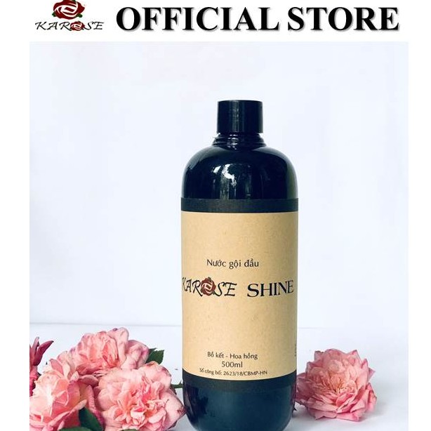 KAROSE SHINE - NƯỚC GỘI ĐẦU BỒ KẾT HOA HỒNG