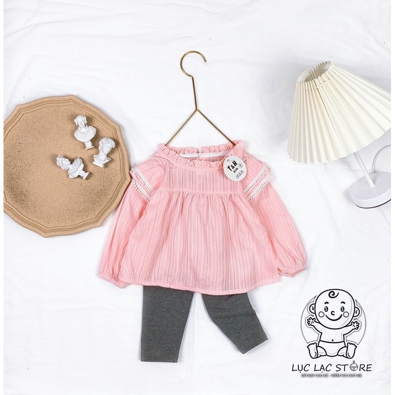 Set/bộ áo babydoll dễ thương cho bé gái từ 10-20kg (1-5 tuổi)