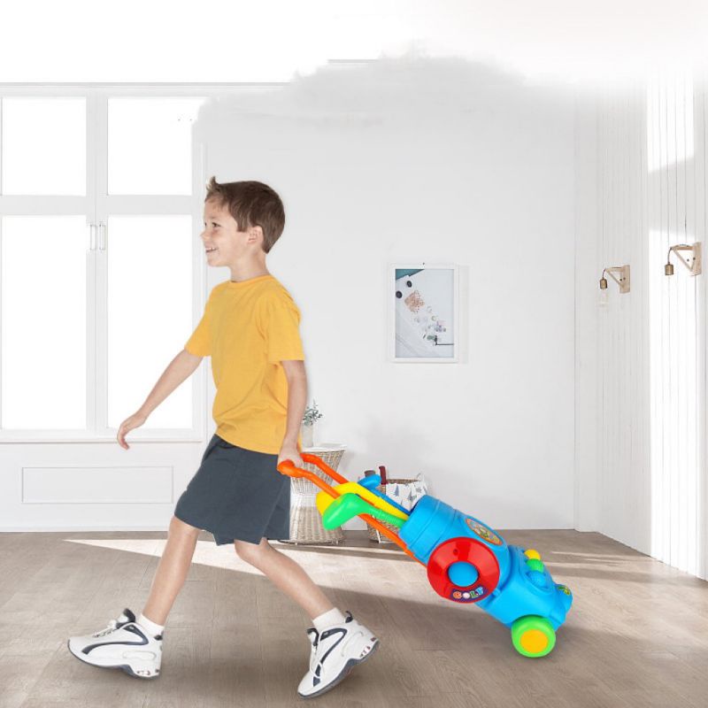 Bộ Đồ Chơi Đánh Golf Grow MÀU CAM Có Thảm Chuyên Nghiệp Dành Cho Bé