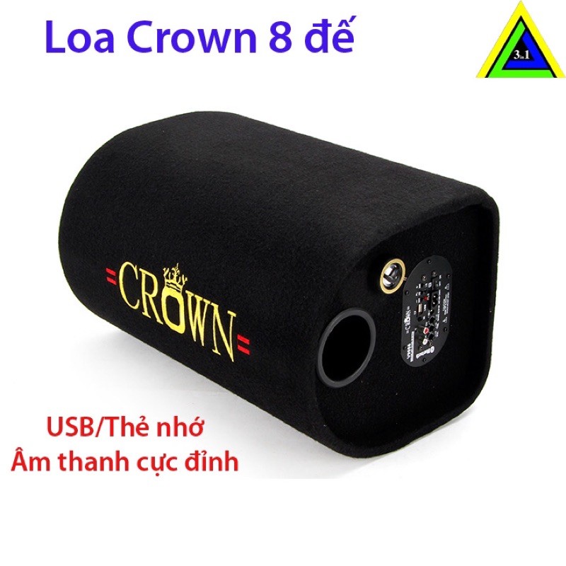 Loa CROWN 8 đế có bluetooth