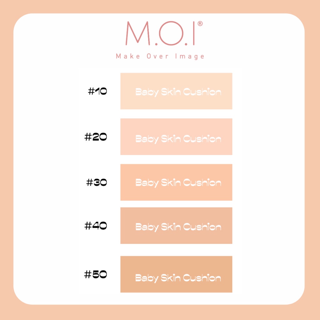 Phấn Nước Kiềm Dầu M.O.I Baby Cushion Che Khuyết Điểm Chống Lão Hoá SPF 50+ PA+++. Hàn Quốc | BigBuy360 - bigbuy360.vn