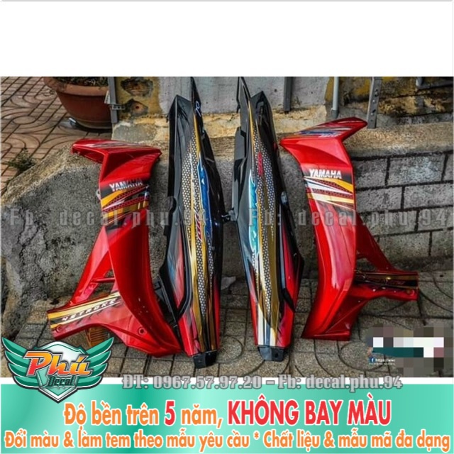 Tem rời Sỉius đỏ đen trắng sữa mới -1