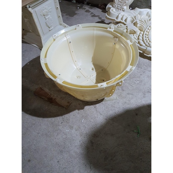 Khuôn tròn 50 chưa chân : khuôn đúc chậu cảnh nhựa ABS