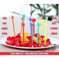 Hộp 20 dĩa ăn trái cây hình cá biển NỘI ĐỊA NHẬT BẢN