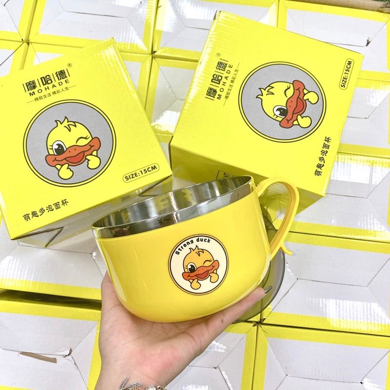 CA ĂN MÌ VỊT 15CM CÓ NẮP ĐỂ ĐIỆN THOẠI