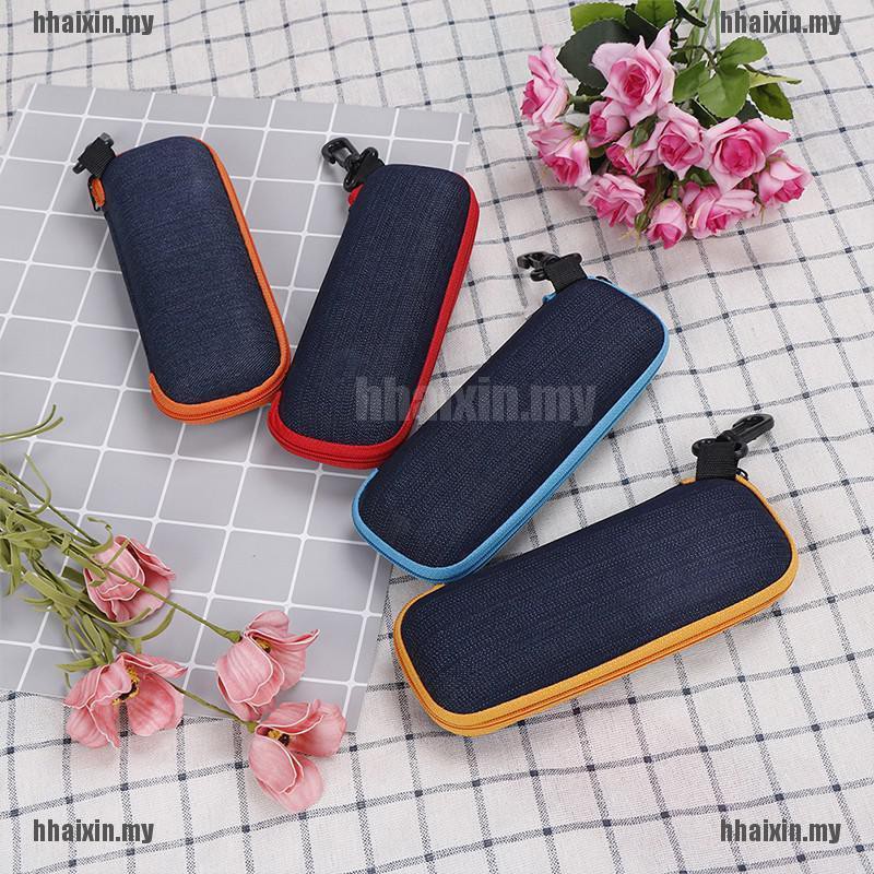 Hx Hộp Đựng Kính Hình Chữ Nhật Có Khóa Kéo Tiện Dụng