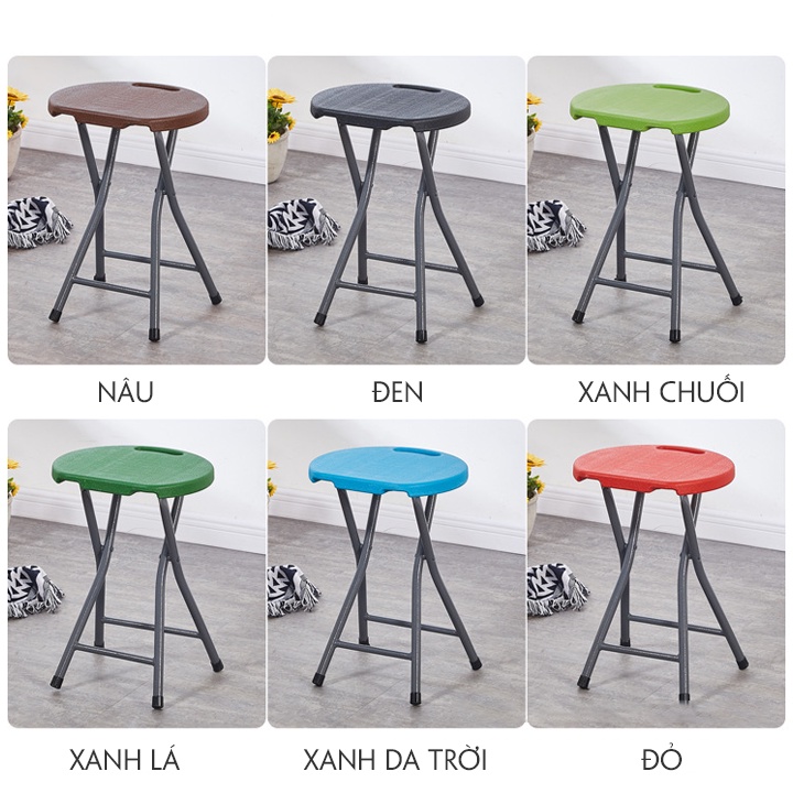 Ghế gấp gọn tiện lợi, ghế làm việc văn phòng đa năng chống rỉ sét