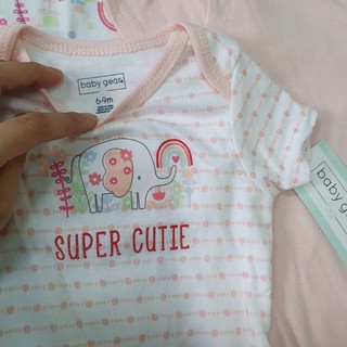 set 3 chiếc body bé trai bé gái Chickpea