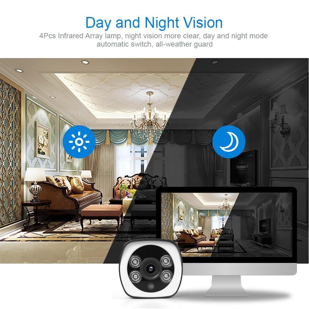 Evkvo - HD 5MP - ICsee XMeye APP HD 5MP Chống nước ngoài trời Wireless WIFI Bullet IP Camera CCTV IR Tầm nhìn ban đêm ONVIF Âm thanh hai chiều TF Card Slot P2P Home Security Surveillance Camera