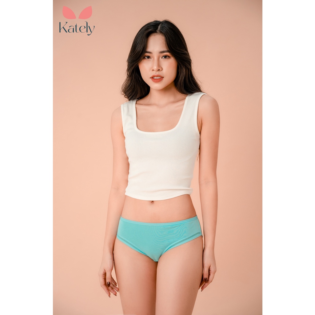 Quần lót nữ organic cotton Kately chất liệu an toàn, thấm hút tốt, siêu thoáng, kiểu dáng đơn giản QLT0072 | BigBuy360 - bigbuy360.vn