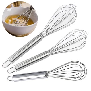 Cây đánh trứng , phới đánh trứng cầm tay inox