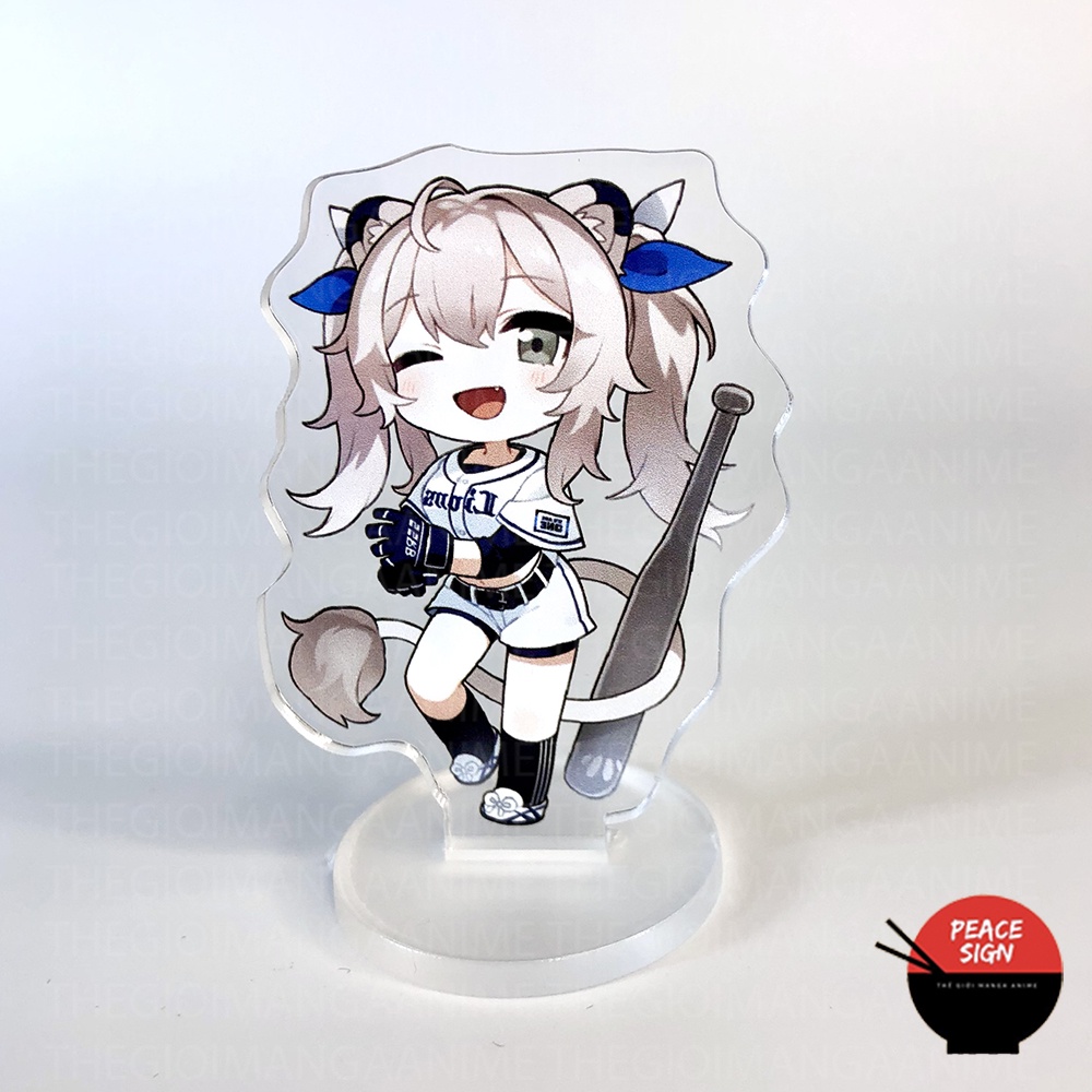 ( BÓNG CHÀY ) Mô hình Standee Mini HOLOLIVE Vtuber tượng mica acrylic anime chibi trang trí