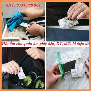 [SỐC] Hạt Hút Ẩm Silicagel 0.5gram Bịch 1kg (2000 Gói)