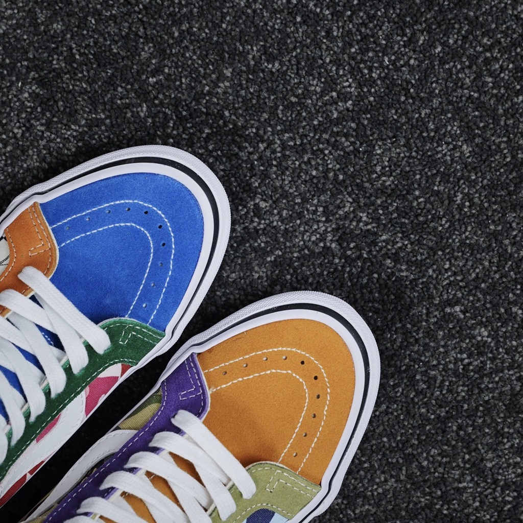 Giày Sneakers BAPE x Vans Sk8-Hi Cổ Cao Cá Tính Thời Trang