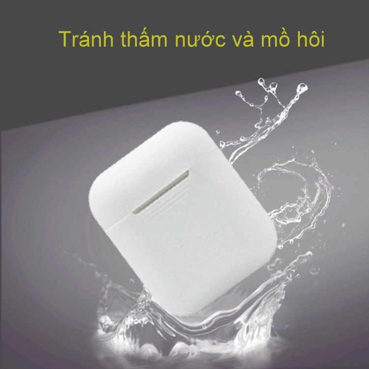 [Case Airpods cơ bản] Ốp bảo vệ cho tai nghe Airpods 1/2/3/Pro, i12, i27... Chất liệu silicone dẻo - Nhiều màu sắc