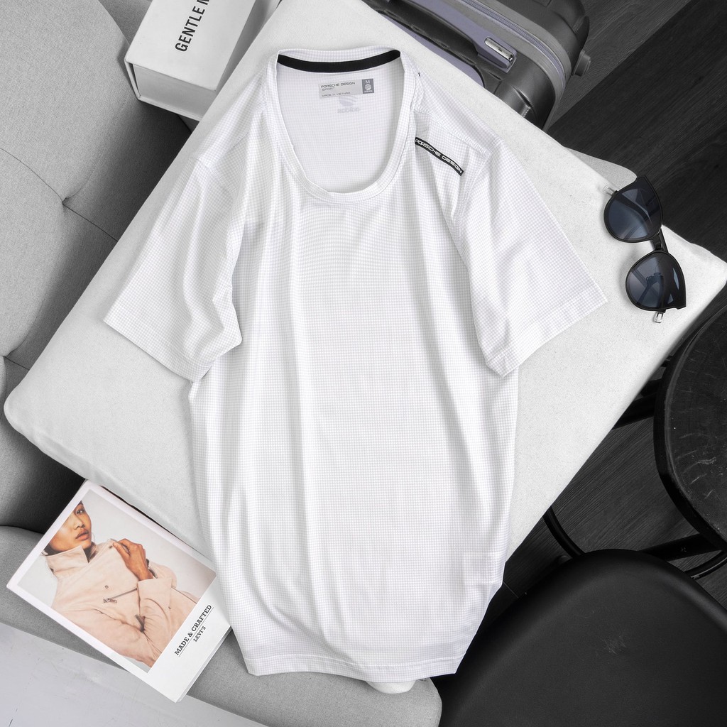 Áo thun thể thao nam chất liệu dệt kim cao cấp siêu mát, siêu thấm hút 4534