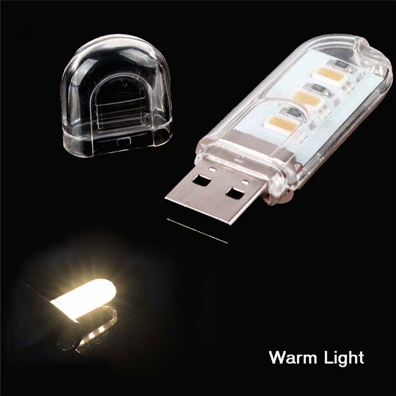 Đèn USB Mini 3 Bóng LED Tiện Dụng