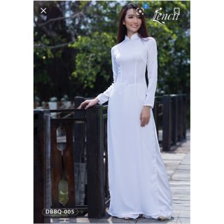 Áo Dài  Học Sinh Tơ Gấm.Lụa Trơn Kèm Quần(S-2xl)