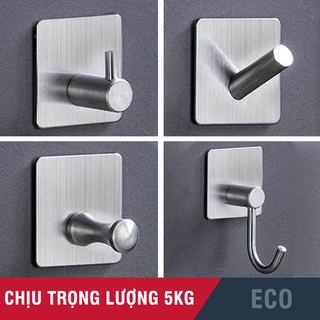 Móc treo đồ đa năng móc dán tường chịu lực dùng miếng dán 3M siêu chắc chắn chịu trọng lượng 5KG