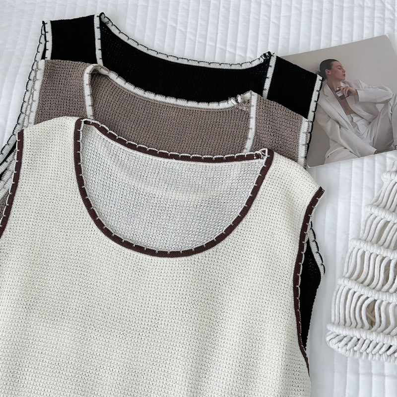 Áo ba lỗ dệt mongtoghi mùa hè