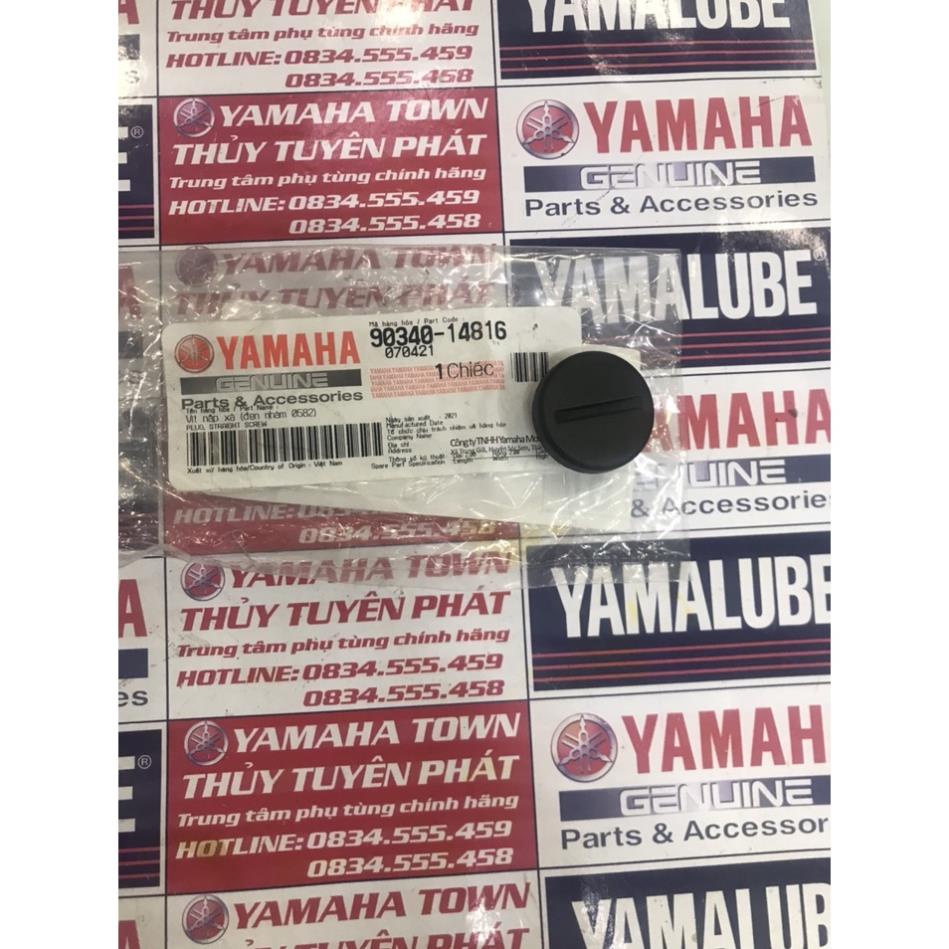 Vít nắp xả đen nhám lốc mâm lửa ex 135 chính hãng yamaha  cao cấp tại shop.