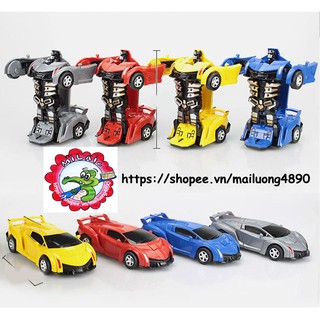 Hộp đồ chơi xe biến hình thành Robot có đèn nhạc nhiều mẫu đồng giá