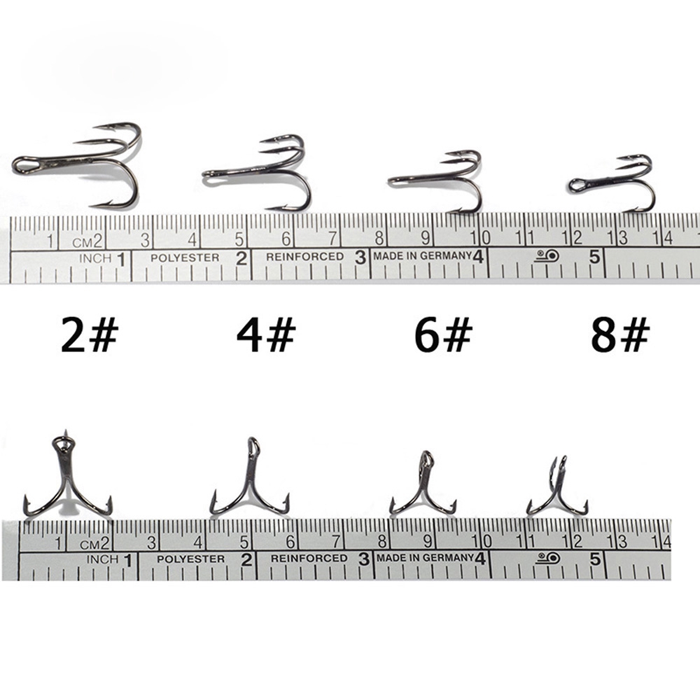 Set 20 móc câu cá màu đen tiện dụng