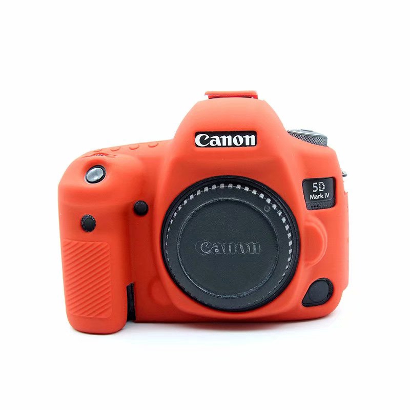 Vỏ silicon bảo vệ cho máy ảnh Canon 5D3 5DR 5DS 5D4 5DIV 6D 2 6DII 77D 750D 80D 800D 1300D 1500D