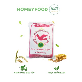 FREESHIP Gạo Tám Thái loại 1 - Gạo Sạch Dẻo Thơm - Gạo Thái Homeyfood.net