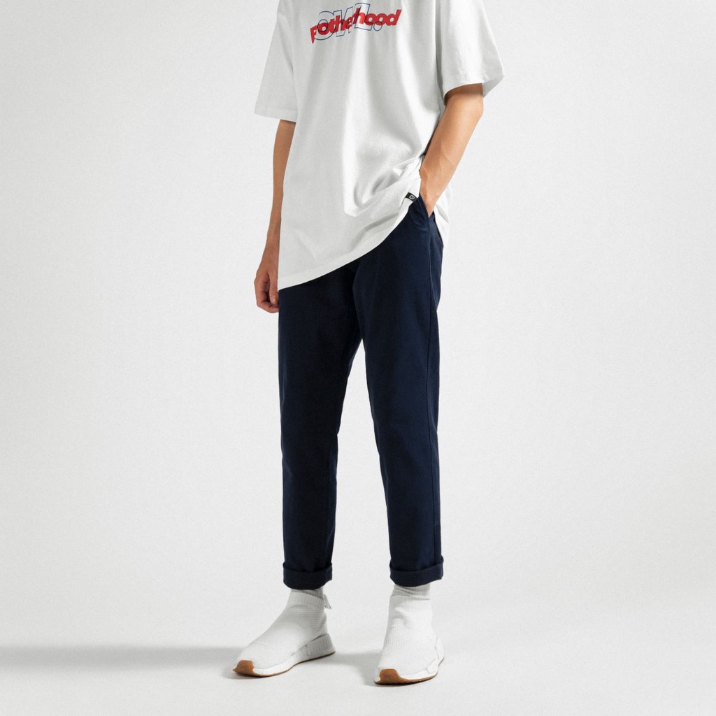 OWL BRAND® - CHINOS PANTS NAVY - QUẦN DÀI KAKI MÀU XANH ĐEN - OWL180521