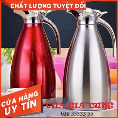 SIÊU RẺ FREE SHIP [FREESHIP✨] PHÍCH NƯỚC GIỮ NHIỆT CỰC LÂU RUỘT INOX 2 LÍT CAM KẾT CHẤT LƯỢNG