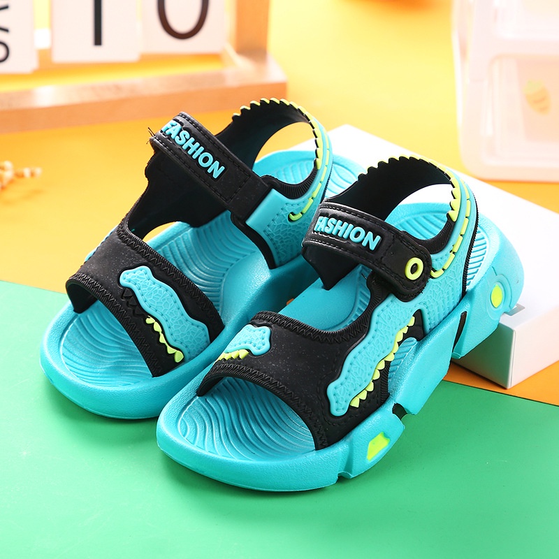 Xăng đan Đế Mềm Chống Trượt Thoáng Khí Thời Trang Mùa Hè Cho Bé Trai