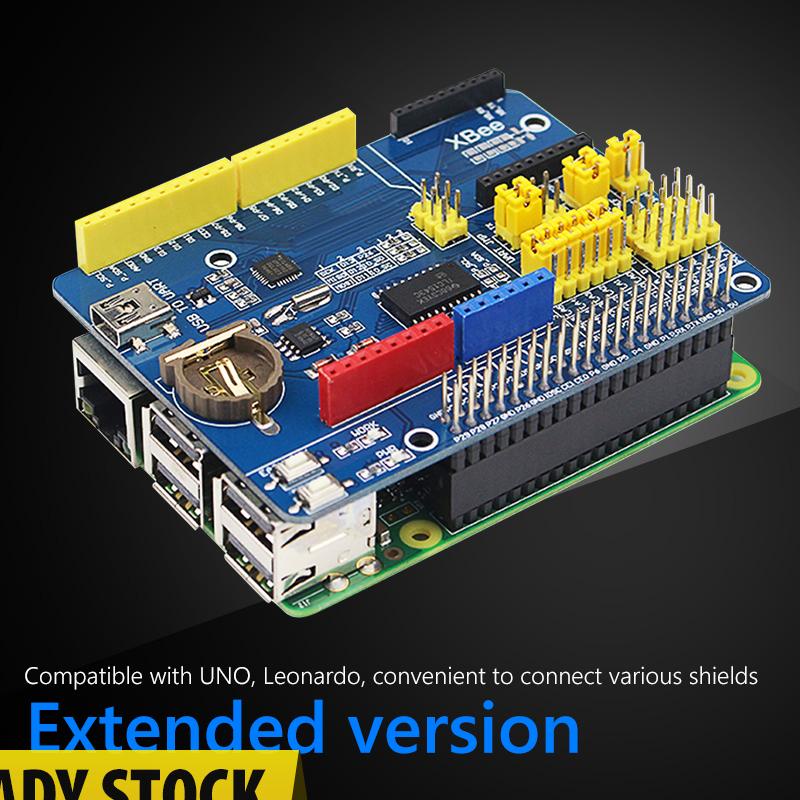 walkaround Raspberry Pi 4B Expansion Board Supports XBee Modules for Computer Python