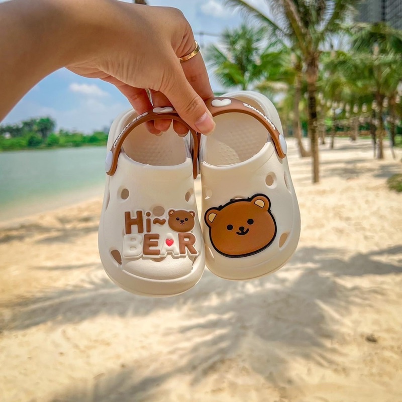 Dép cho bé gái bé trai siêu nhẹ phù hợp cho bé từ 1 đến 5 tuổi  đế mềm chống trơn trượt