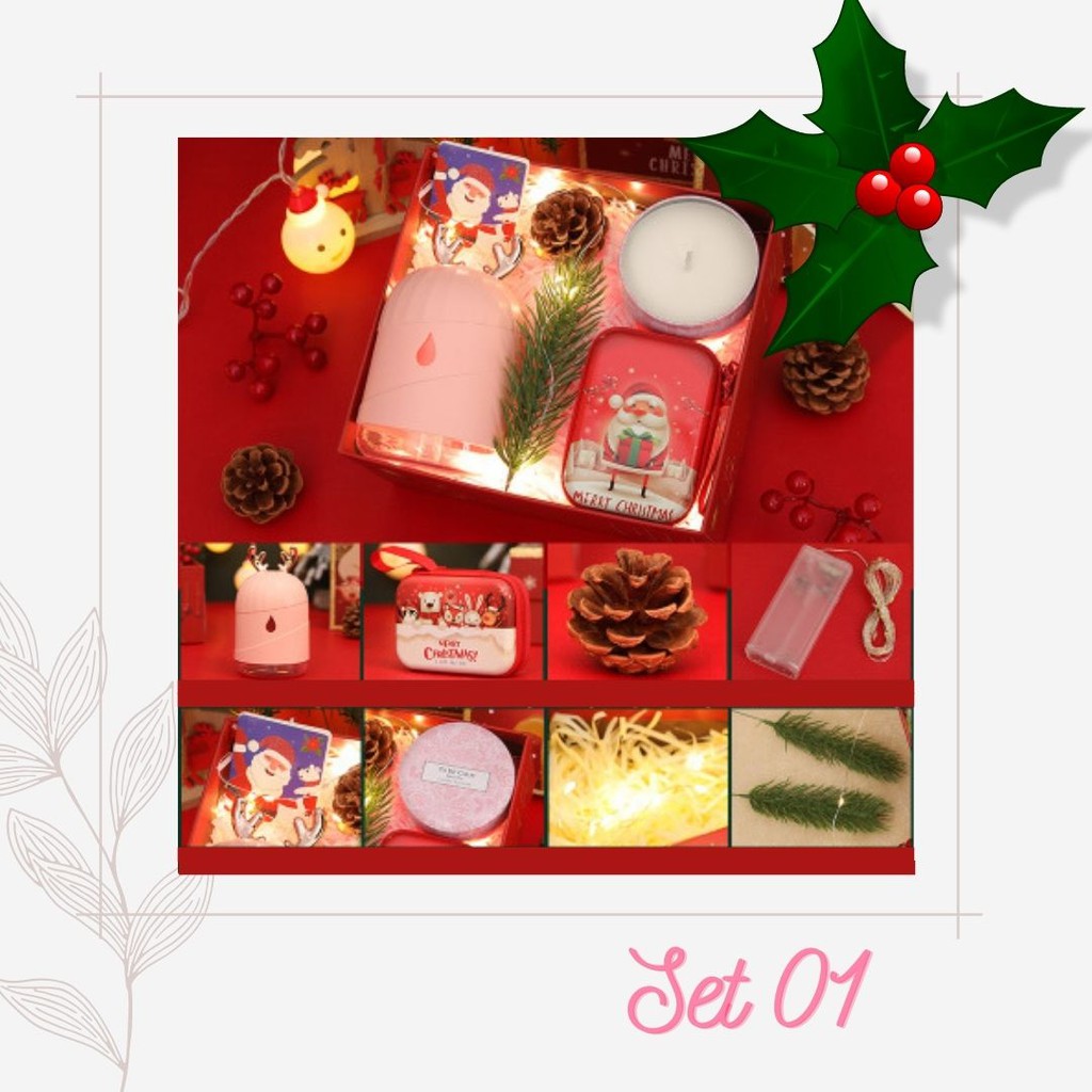 Set quà tặng Giáng sinh noel 8 món chanh sả với những món quà độc đáo