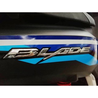 DECAL TEM CHỮ BLADE DÁN SUỜN XE WAVE BLADE MỚI