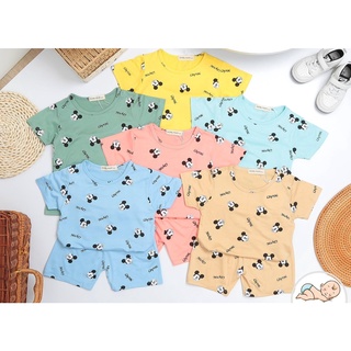 Bộ cộc tay cho bé 💖 Bộ cộc tay MICKEY cho bé trai bé gái 💖 chất thun lạnh cao cấp siêu mềm siêu mát