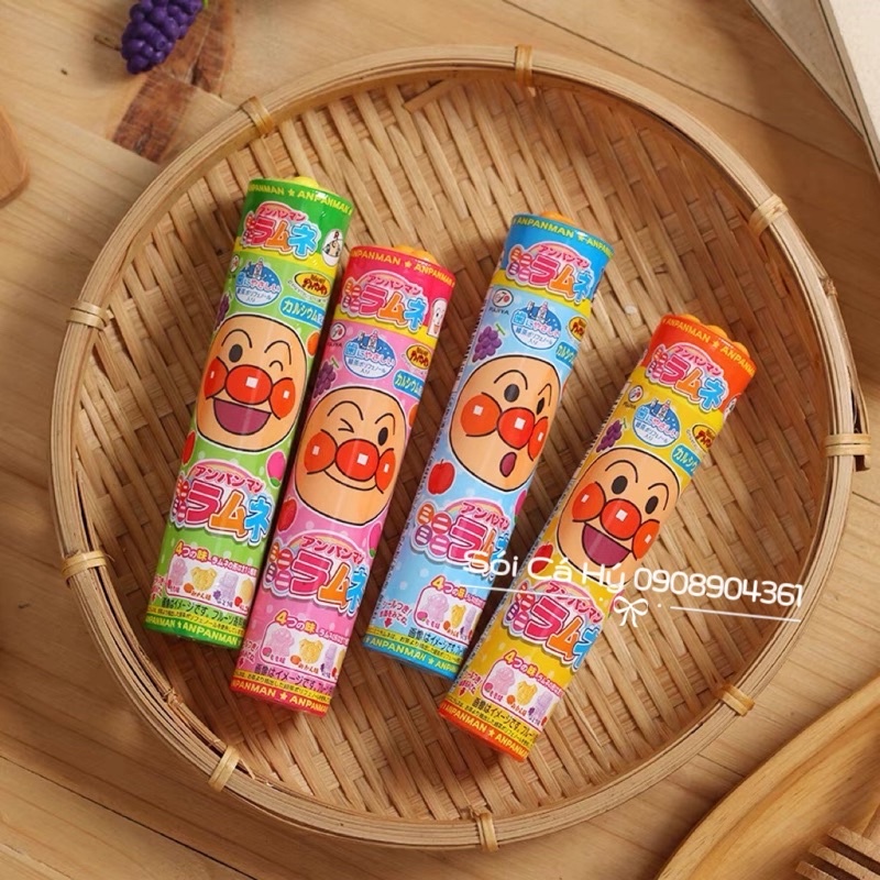 Kẹo trái cây chống sâu răng Fujiya Anpaman bổ sung Canxi cho bé