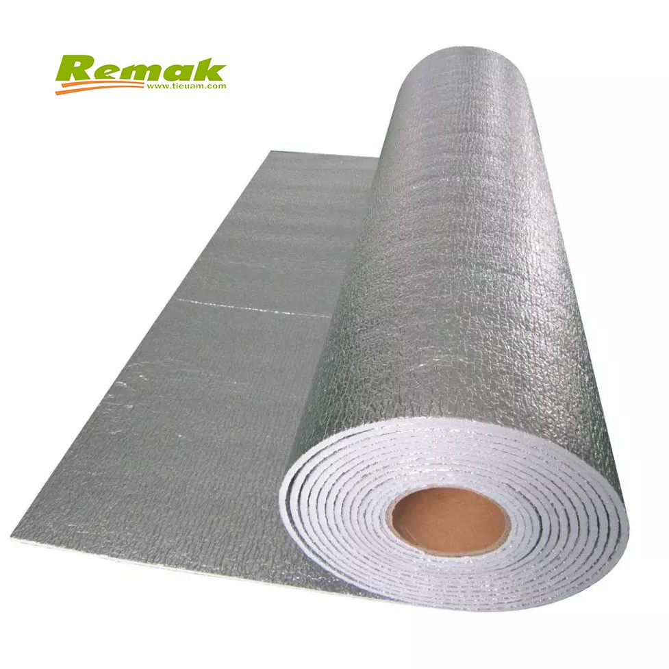 Xốp tráng bạc dày 5mm Cách nhiệt chống nóng - Bọc bảo ôn - tấm che nắng oto