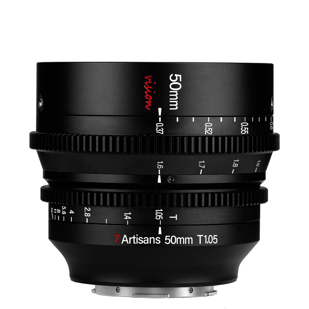 Ống kính 7Artisans 50mm T1.05 - Cine Lens cho Crop APS-C dành cho Fujfilm, Sony, Leica L, M4/3 và Canon EOS R