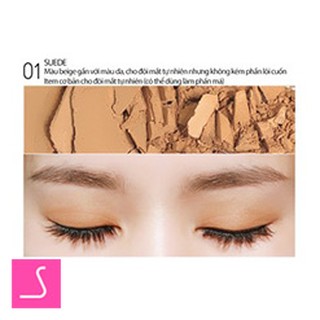 Phấn mắt Bbia Plush Shadow - 01 Suede 2.2g - Bbia Offical Store