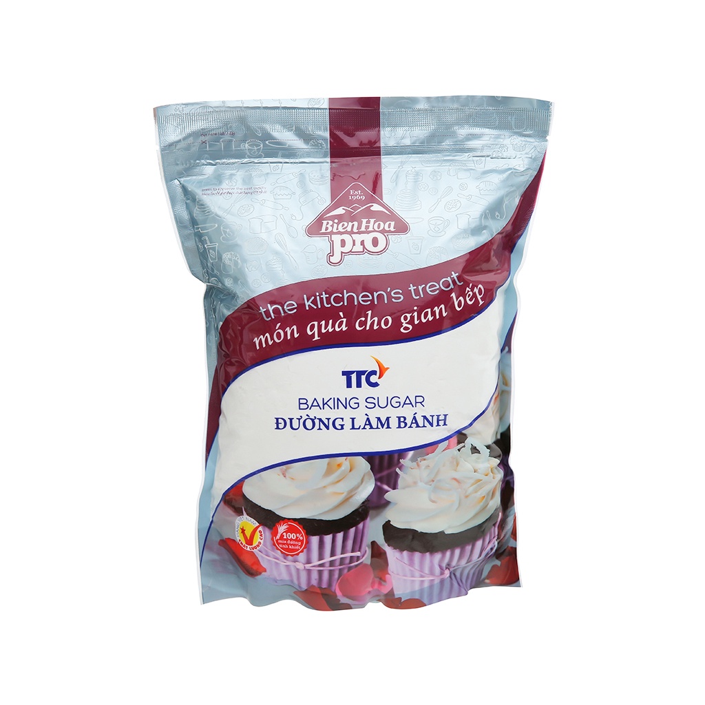 Đường làm bánh Biên Hòa Pro gói 1kg